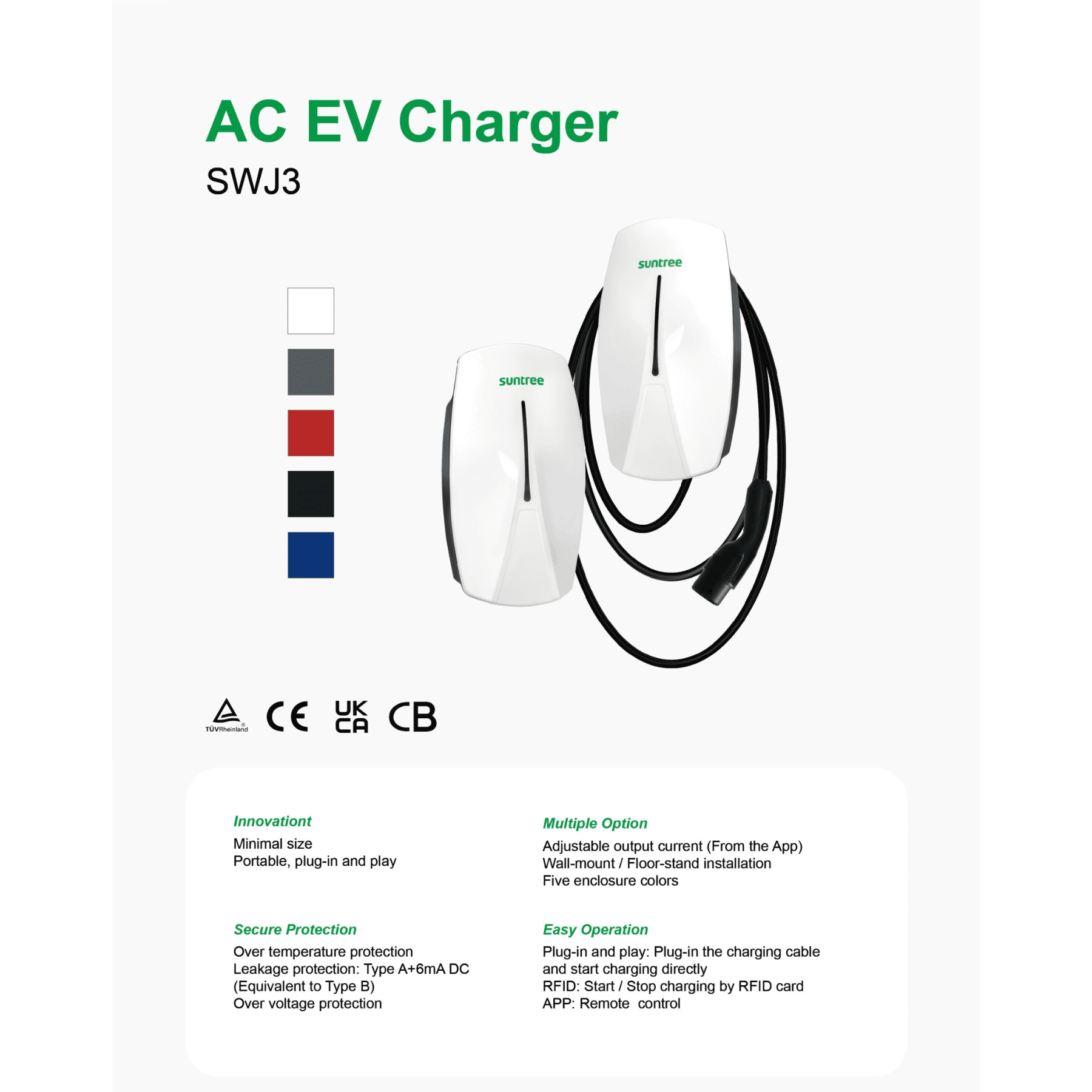 AC EV Charger SWJ3