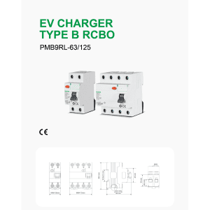 EV Charger Type B RCBO PMB9RL-63/125
